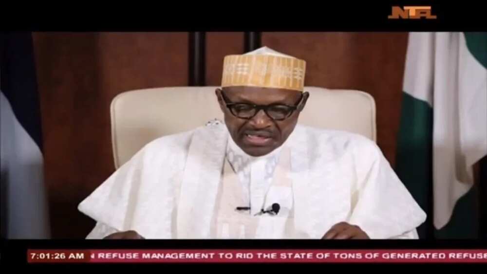 President Buhari addresses the nation
Source: Twitter, BashirAhmaad President Buhari addresses the nation
Source: Twitter, BashirAhmaad
