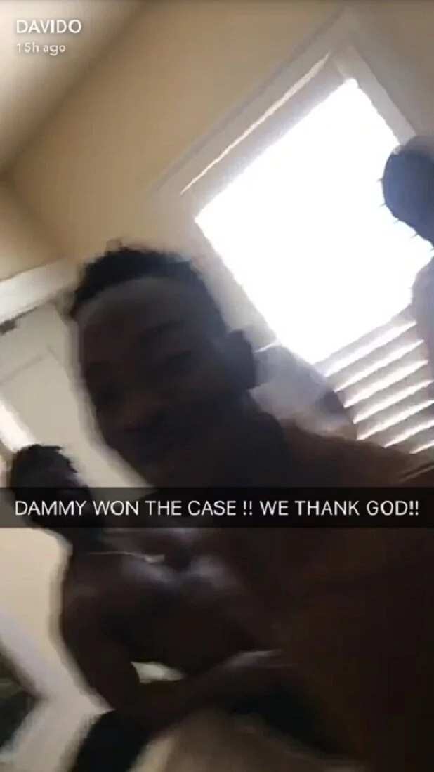 Davido can’t hide his excitement at Dammy Krane beating his fraud case