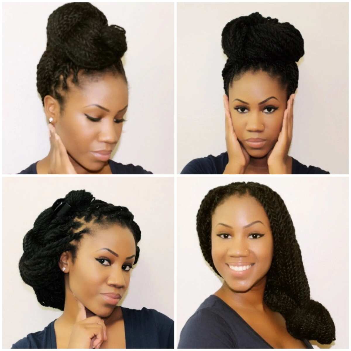 How to pack braids in different hairstyles? Legit.ng