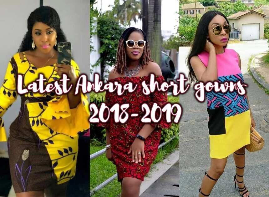 trendy ankara short gowns 2018