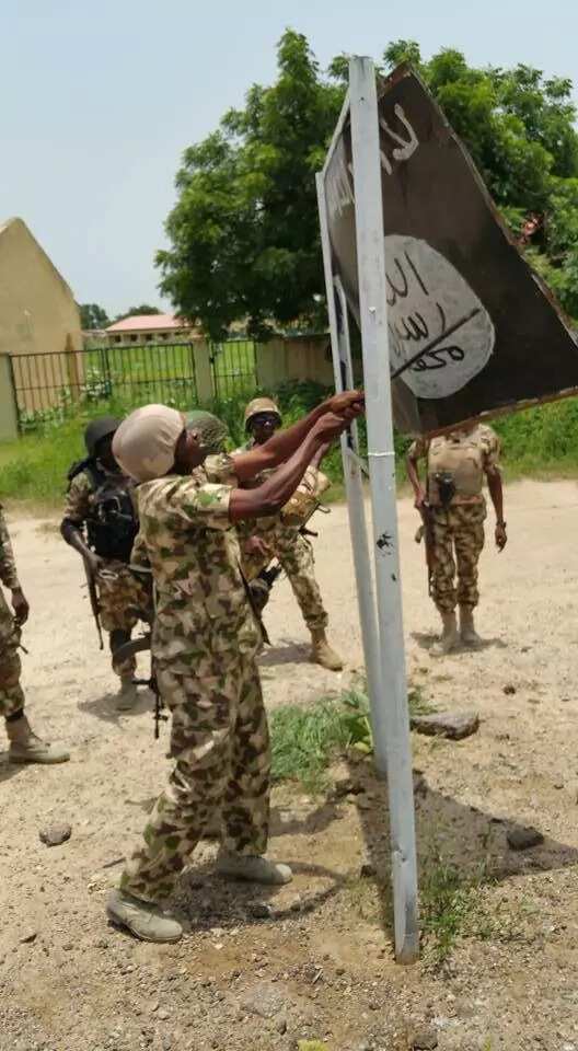 PHOTOS: SEE How Tukur Buratai Inspected Troops In Borno