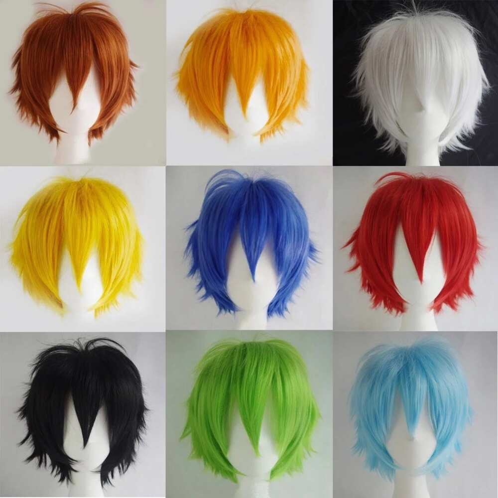 colourful wigs