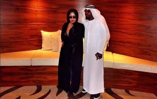 Vera with her Dubai-based Nigerian ex boyfriend