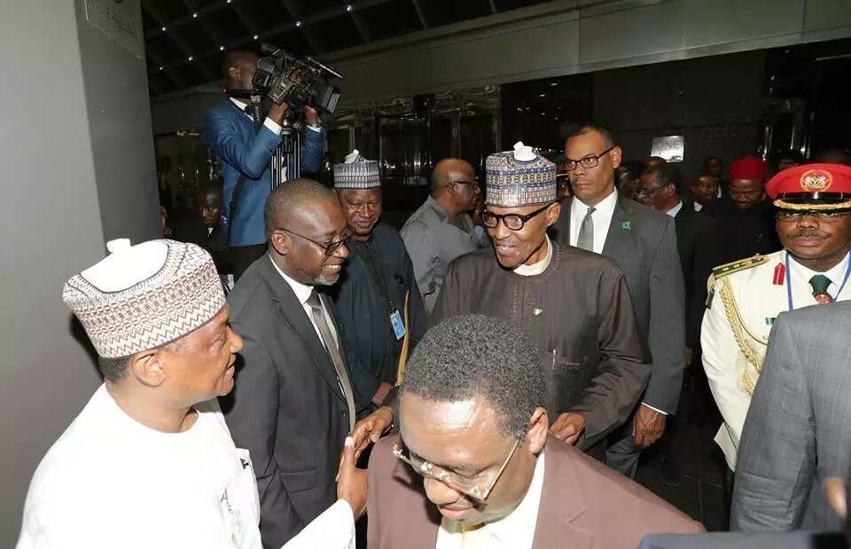 President Buhari jets to New York for medical appointment in London (photos)