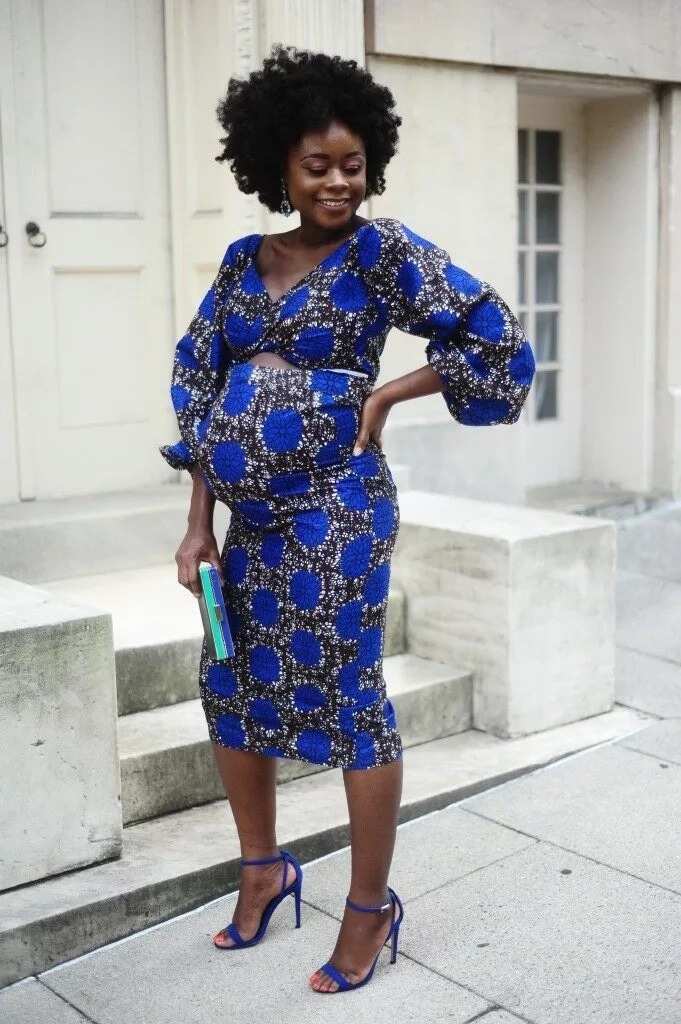 ankara style for pregnant lady