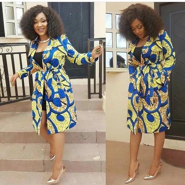 ankara jacket gown