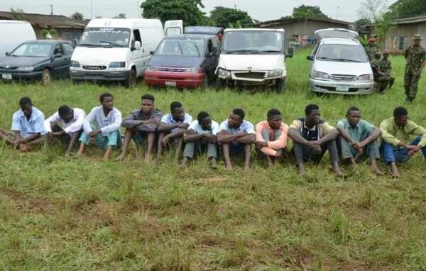 Nigerian Army releases identities of suspected pipeline vandals arrested in Ogun