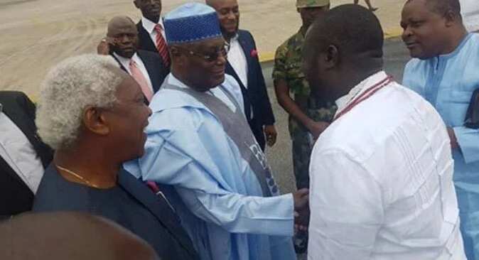 Ex-Vice President Atiku Abubakar storms Delta state