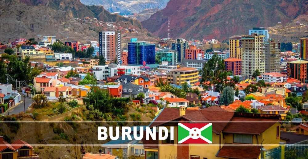 The first poorest country in Africa Burundi
