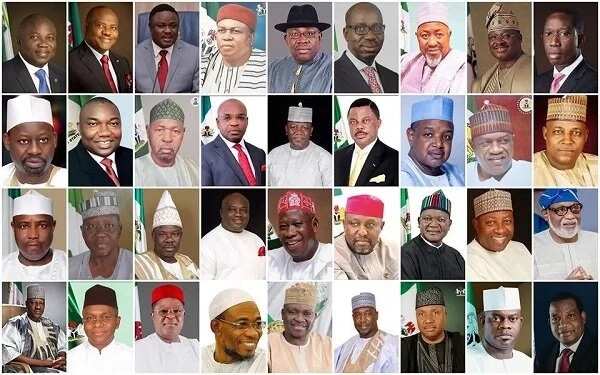 Names of governors in Nigeria and their states