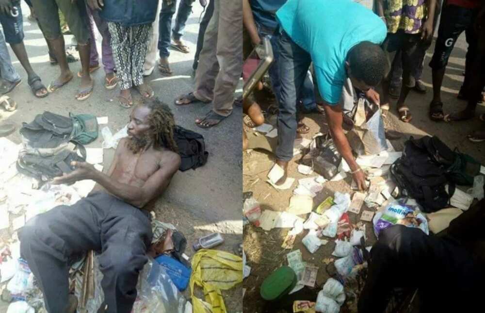 See mad man who picks used pampers and the children die after 14 days (photos)