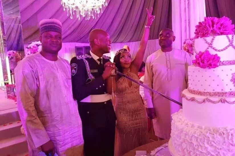 ACP Abba Kyari attends wedding of one of his best officers
Source: Facebook, Abba Kyari