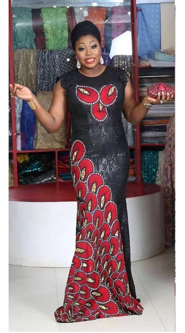 ankara dresses with sequins