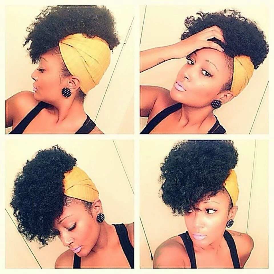 Top low cut hairstyles for natural hair 