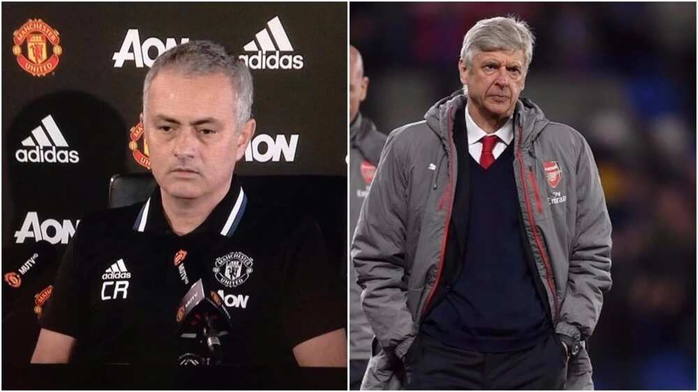 Mourinho begs Wenger to leave Arsenal on his own terms