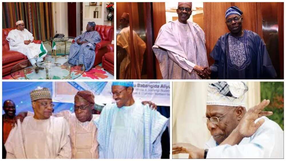 Antigraft war: Obasanjo urges Buhari to show no mercy