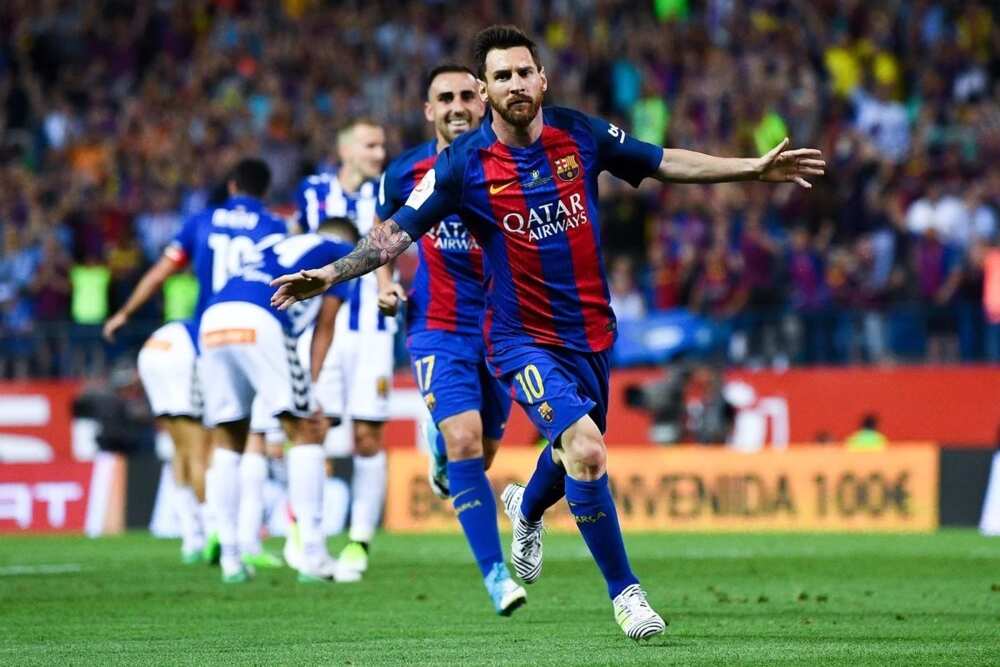 Wasanni: Messi da Iniesta sun ci kofi 30 a Barcelona