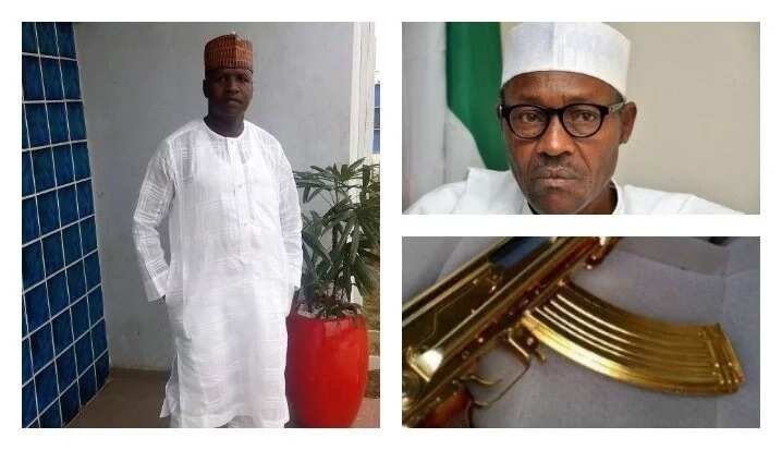 Inusa Saidu Biu is suspected to be a die-hard fan of the president