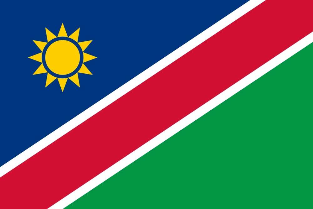 Flag of Namibia Flag of Namibia