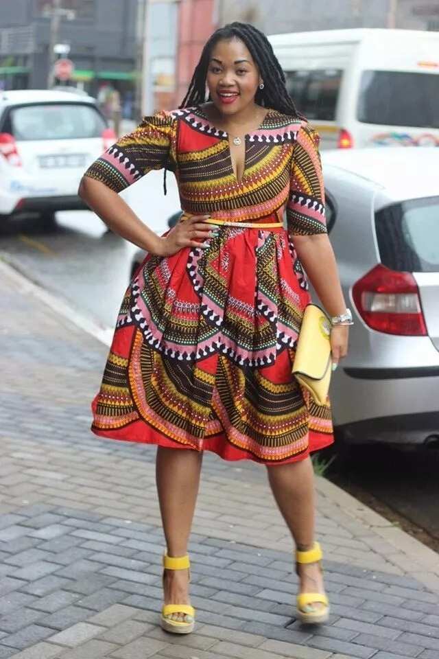 Ankara dresses for plus size ladies Legit.ng