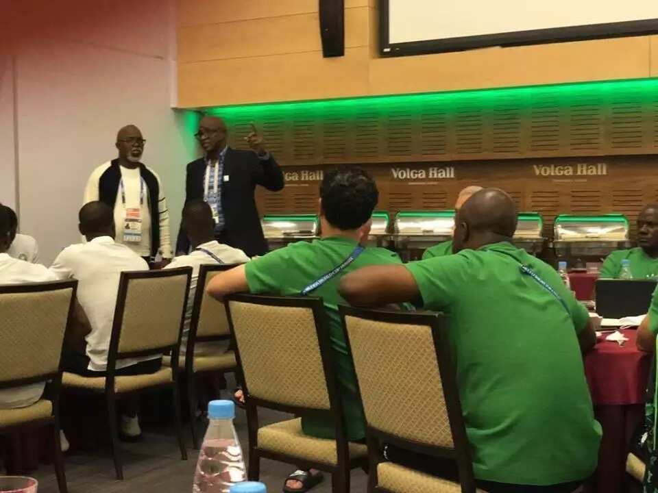 Odegbami encourages Super Eagles team ahead of Iceland friendly