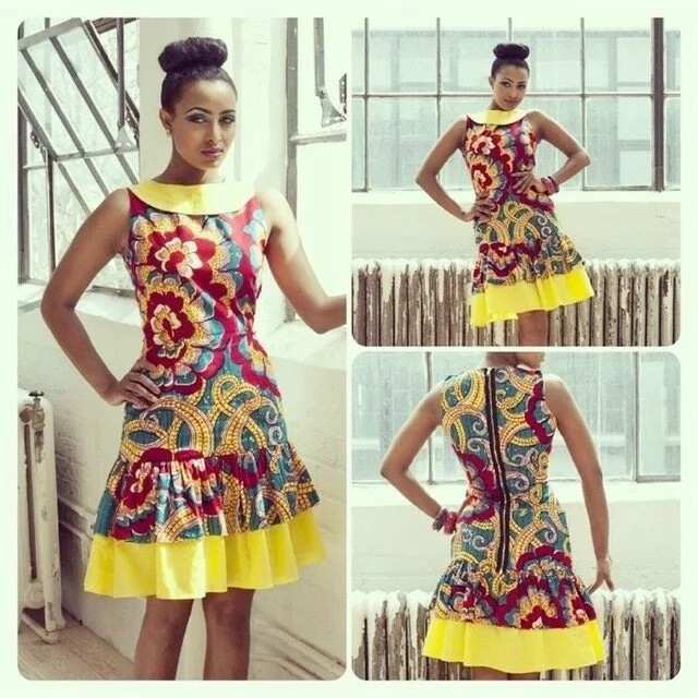 ankara and lace combination styles 2017