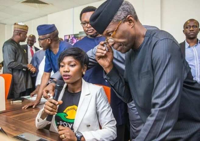 Acting President Osinbajo visits N-Power call centre in Abuja