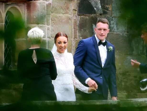 Wayne Rooney and Coleen attend Phil Jones wedding
