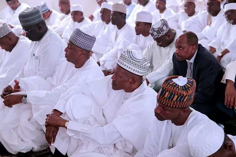 Breaking: Buhari, Saraki and others come together for Nigeria at 57 (photos)