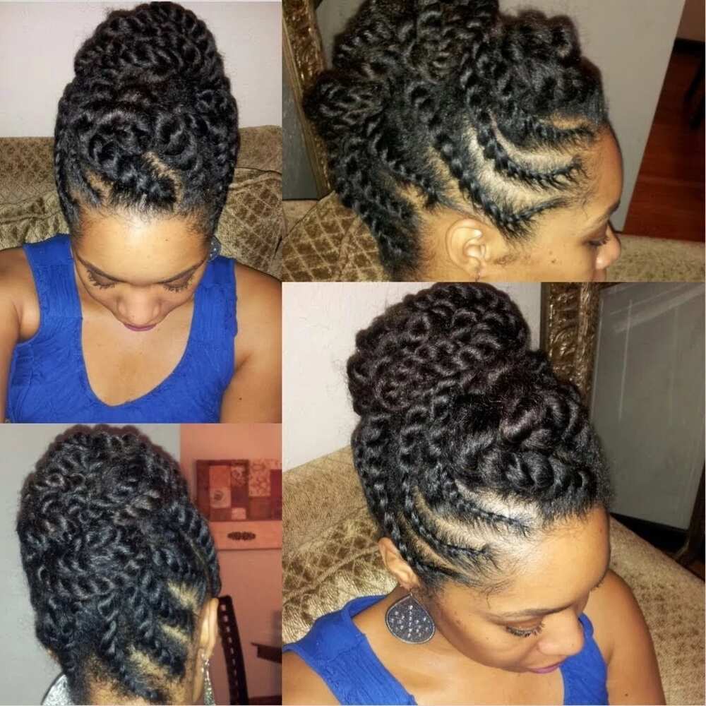 Twisted bun Twisted bun