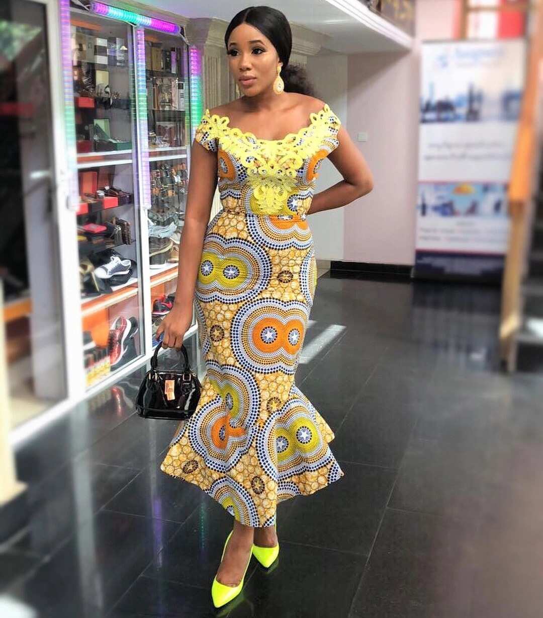 ankara long gown styles