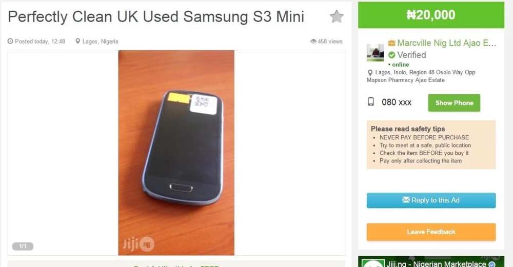 Used Samsung S3 Mini