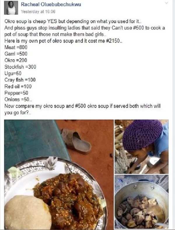 These Nigerian ladies prove you can cook okro soup just with N500 (photos)