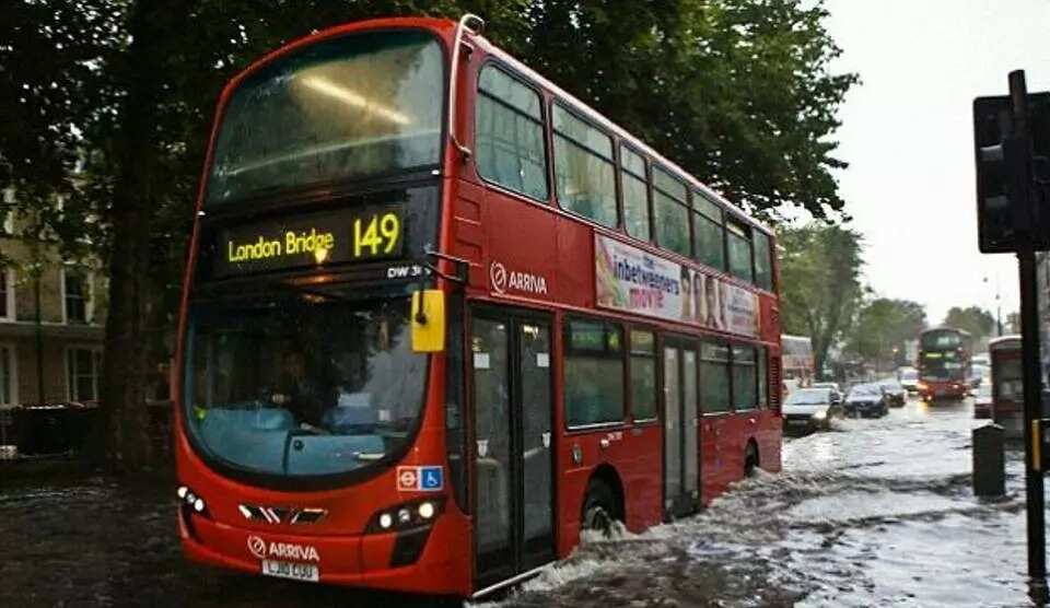 Like Lagos, like London, see flooded streets of UK after heavy rain