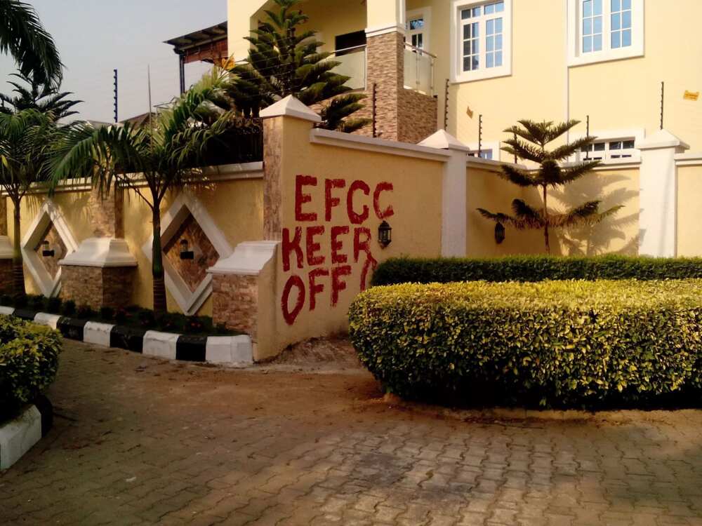 EFCC Seals Abuja House Of Former CDS, Alex Badeh