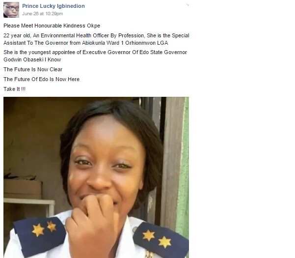 Meet 22-year-old SSA to Edo state governor (Photos)