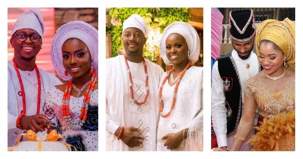 Bella Naija traditional wedding attire