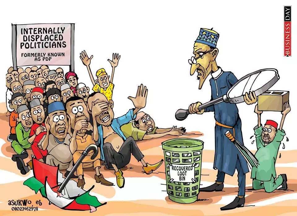 President Muhammadu Buhari, Cartoon, Garba Shehu