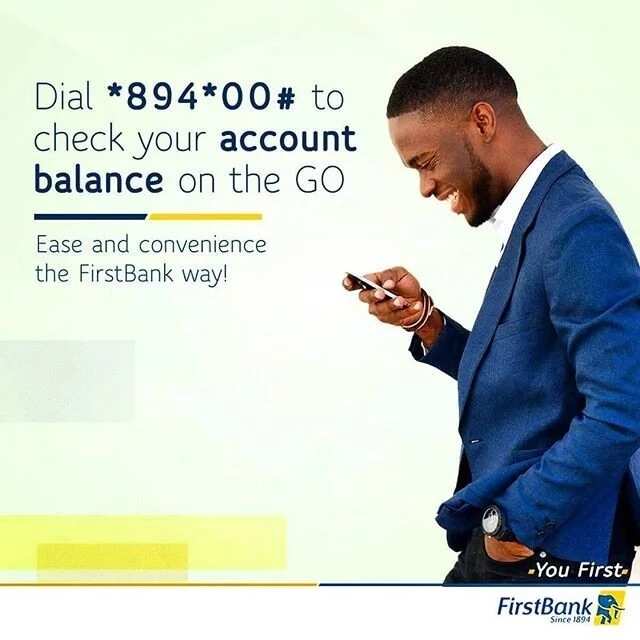 FirstBank code for checking account balance