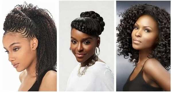 Natural hairstyles for medium length hair