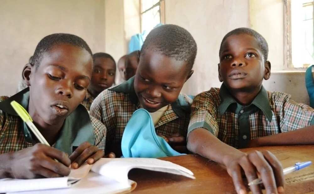 Pupils during lesson Pupils during lesson