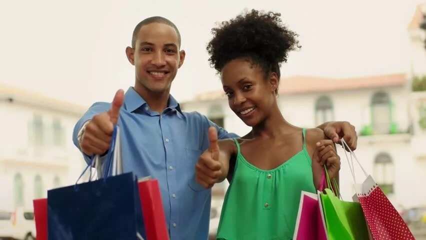 People shopping