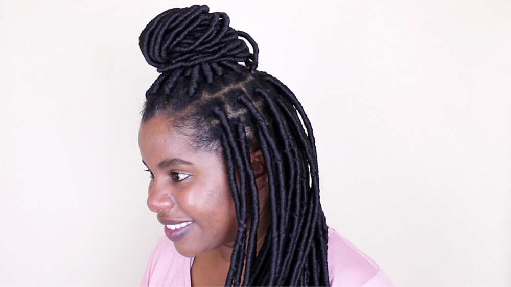 Wool faux locs