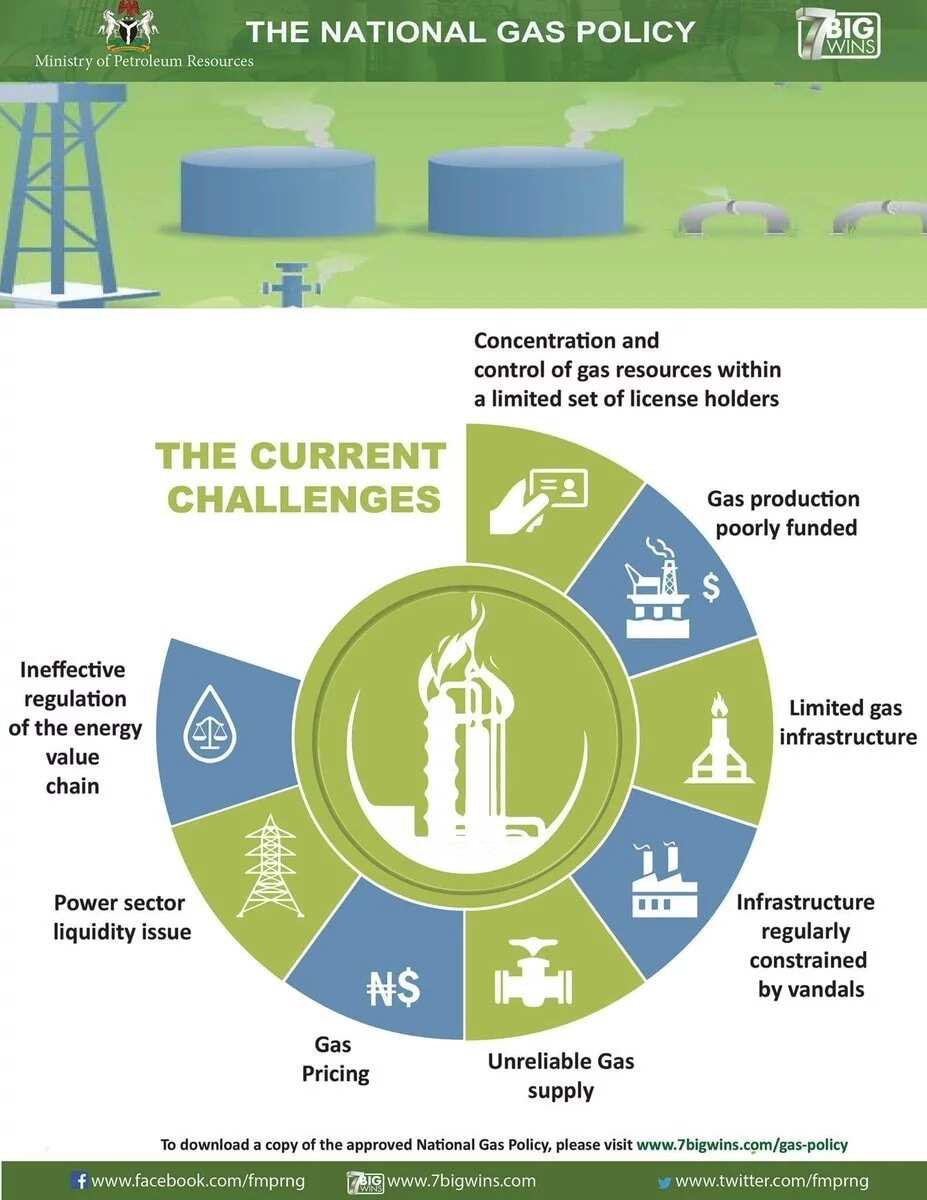 An infographic of challenges facing Nigeria's gas sector Source: Twitter, FMPRng An infographic of challenges facing Nigeria's gas sector Source: Twitter, FMPRng