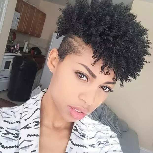 Quick short natural hairstyles for Nigerian ladies 