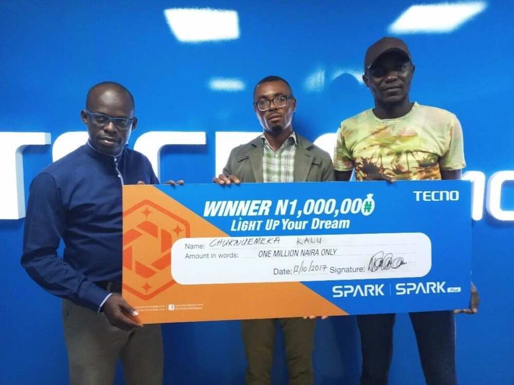 4 winners - N4m richer! First photos of the 4 winners of TECNO Mobile’s #lightupyourdream competition