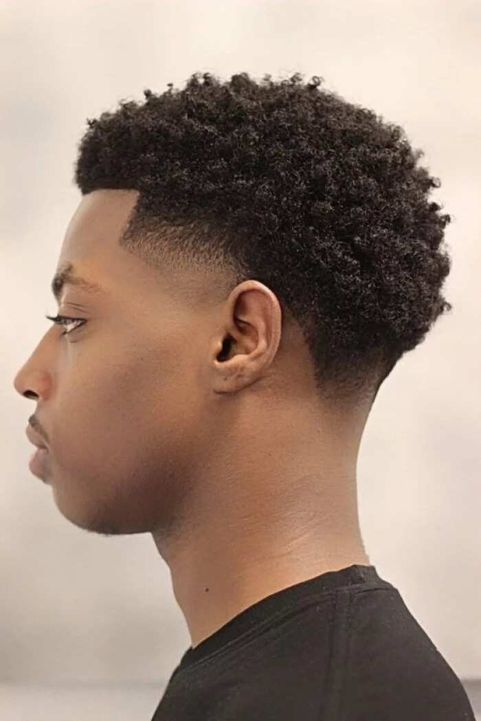 Black Men African American, African Profile Picture Silhouette. Man from  the Side with Afroharren Stock Image - Image of hairstyles, beautiful:  185470429