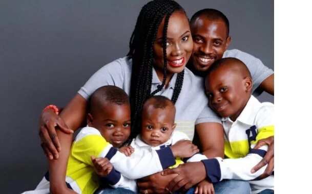 Mother of 3 boys gets a brand new car as she clocked 30 (photos)
