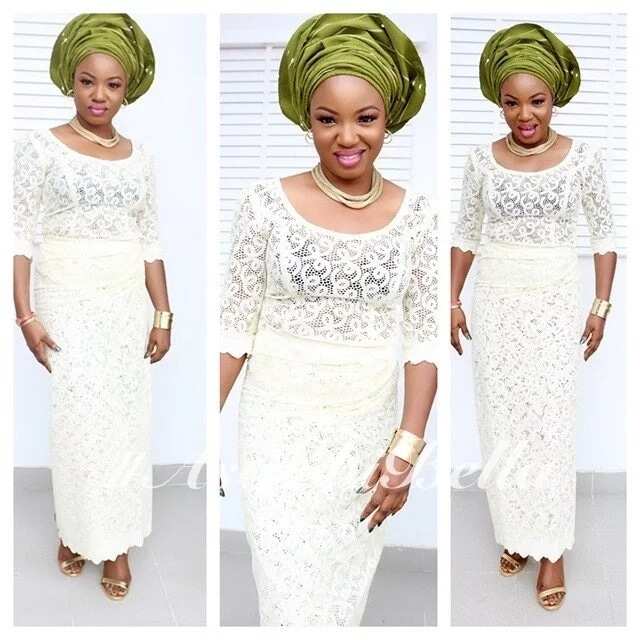 latest iro and buba lace styles