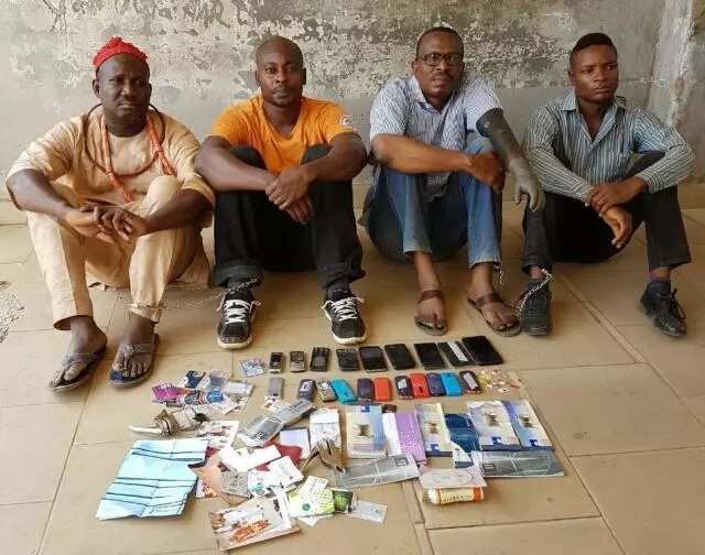 SEE how fake Tinubu, Saraki were arrested by police (Photos)